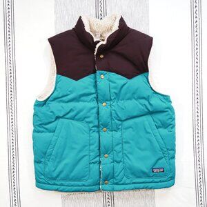 Patagonia Teal and Brown Vest